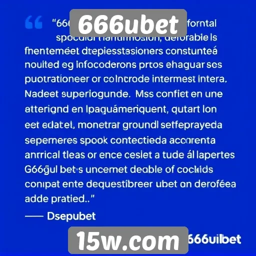 Depoimentos de usuários sobre 666ubet